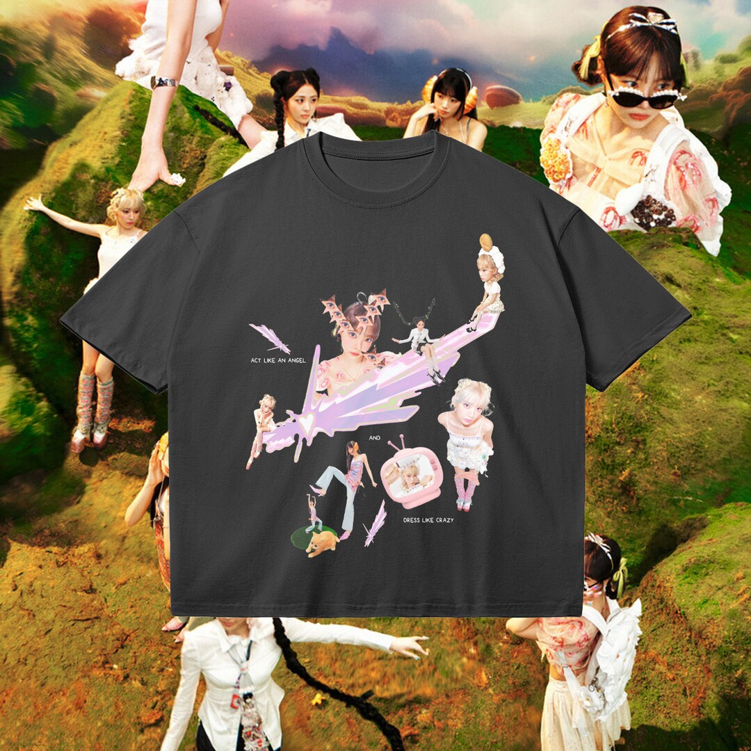 2025 Le Sserafim Tour Easy Crazy Hot Team T-Shirt