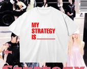 TWICE T シャツ 長袖 ポートレート STRATEGY TWICE ポップアップ STRATEGY 長袖Tシャツ ロゴVer. - メルカリ