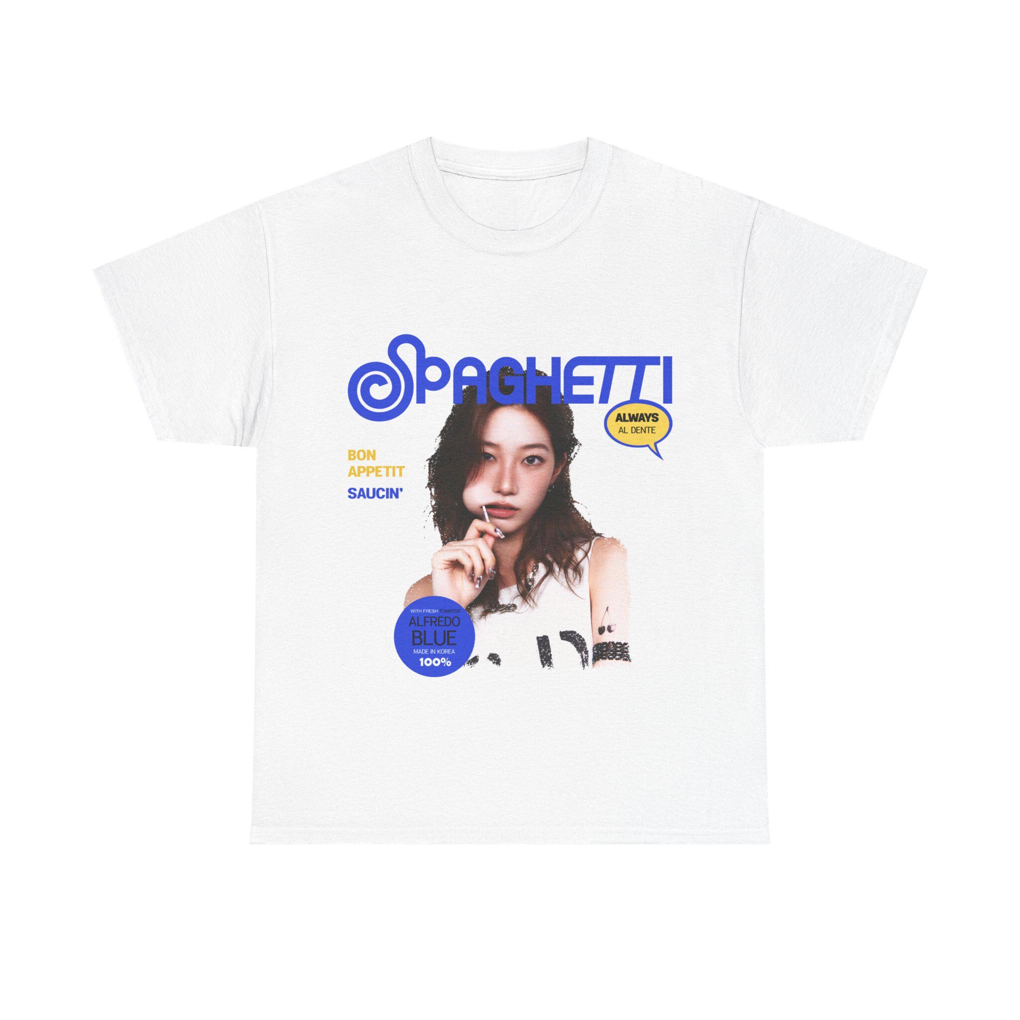 LE SSERAFIM spaghetti EAT IT UP Tシャツ カズハ Le Sserafim Kazuha