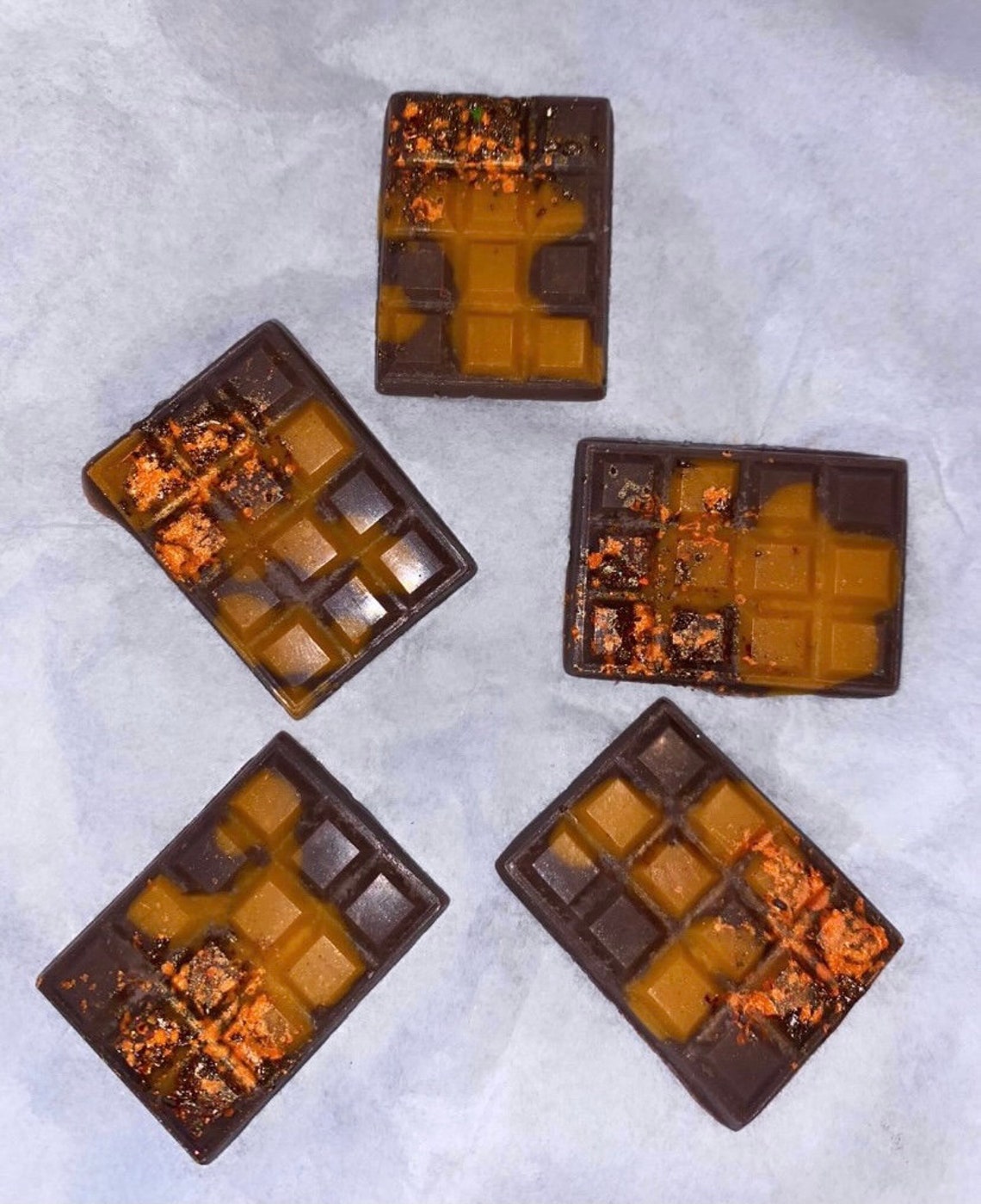 Small Chocolate Bar Wax Melts Etsy