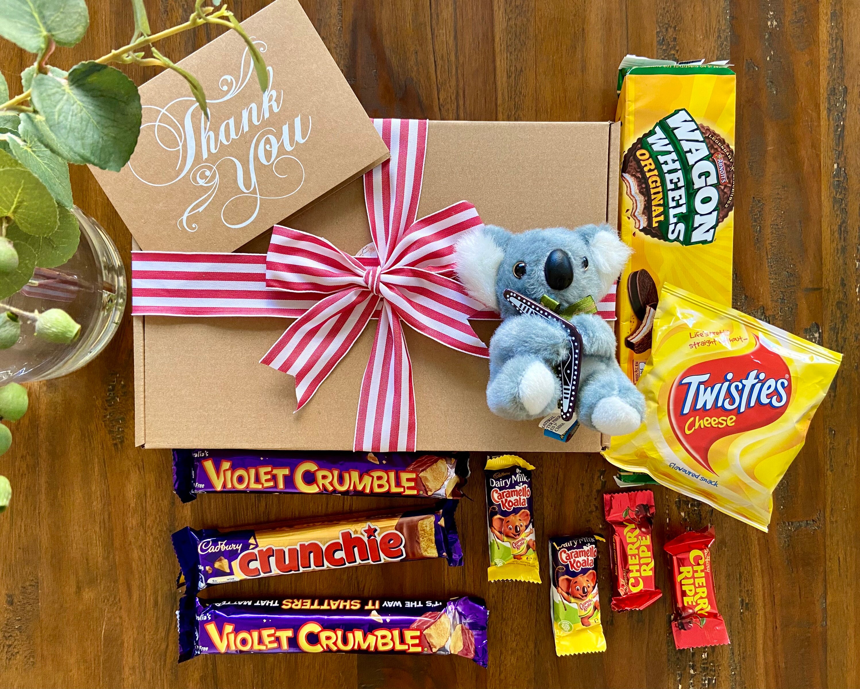 Thank You Gift Box Australian Treats Snack Sweet Candy Gift Etsy