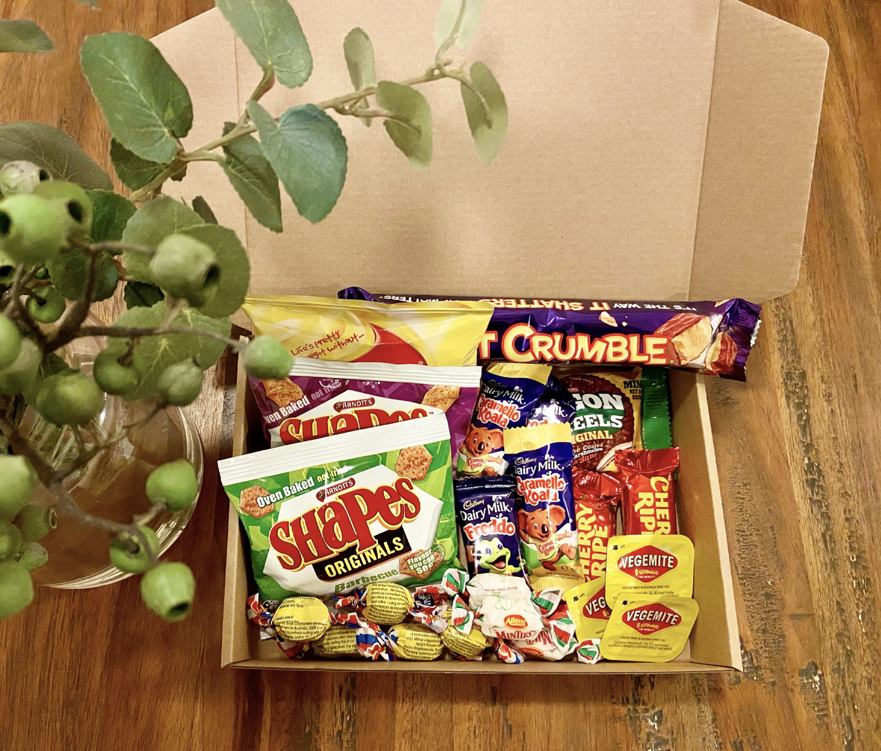 Australian Gift Box Snack Attack Special Aussie Treats Care Etsy