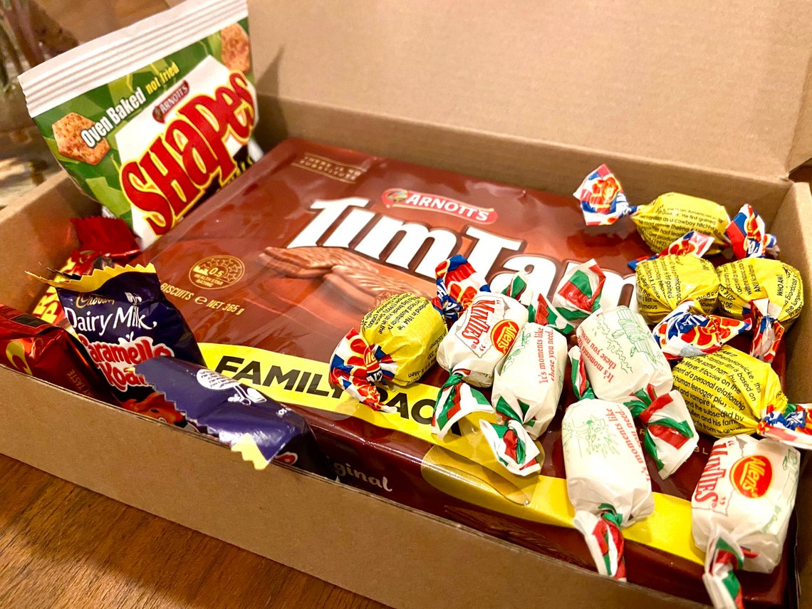 Australian Snack Box 2 Aussie Treats Snack Candy Classic Gift Etsy