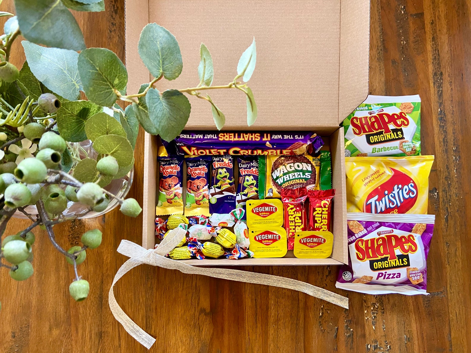 Australian Gift Box Snack Attack Special Aussie Treats Care Etsy