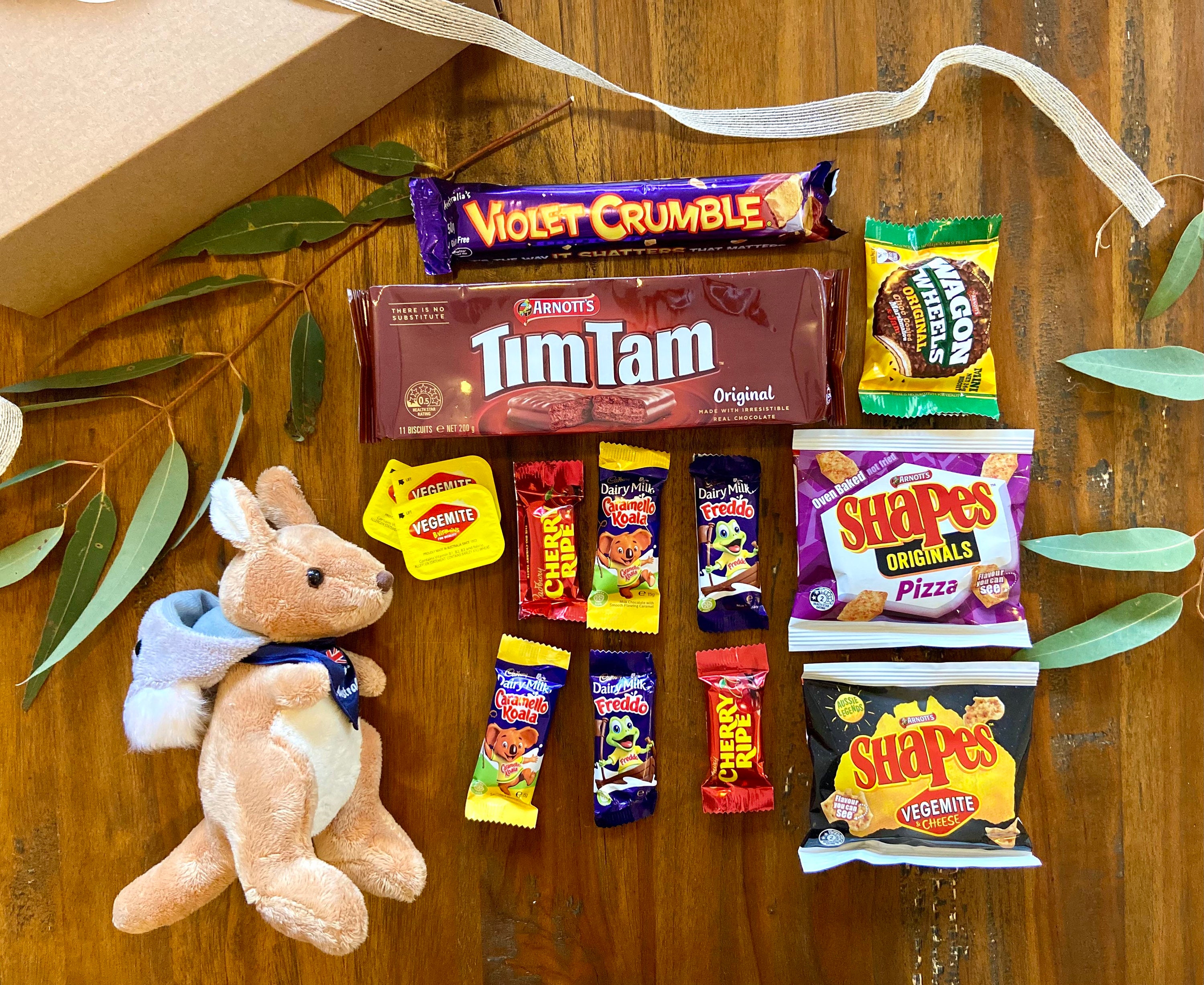 Deluxe Australian Gift Box Includes Kangaroo Koala Plush Soft Etsy