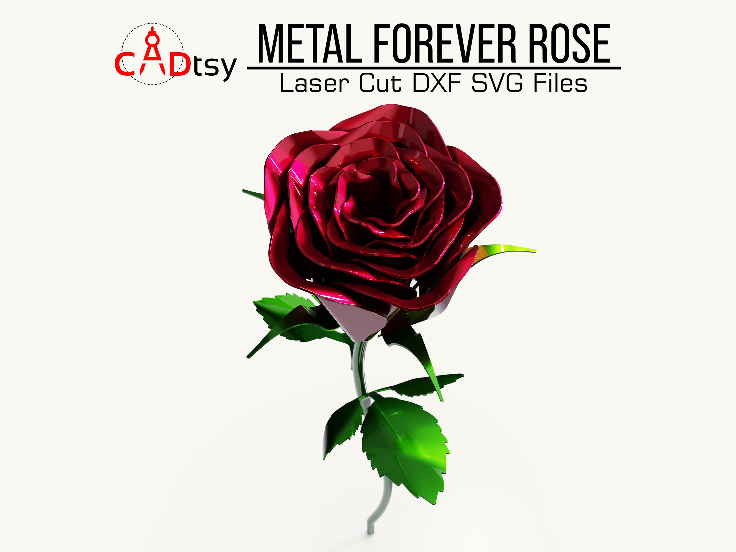 Dxf Roses Arch Metal Rose DXF Files for Plasma Cutting. Sheetmetal Flower Laser Cut ...
