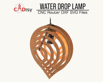 Laser Cut Chandelier Lamp SVG Files • Lampshade Glowforge File