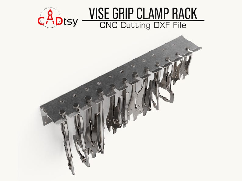 A perspective view of the hanger mount, highlighting its function as a fabrication solution for workshop management.