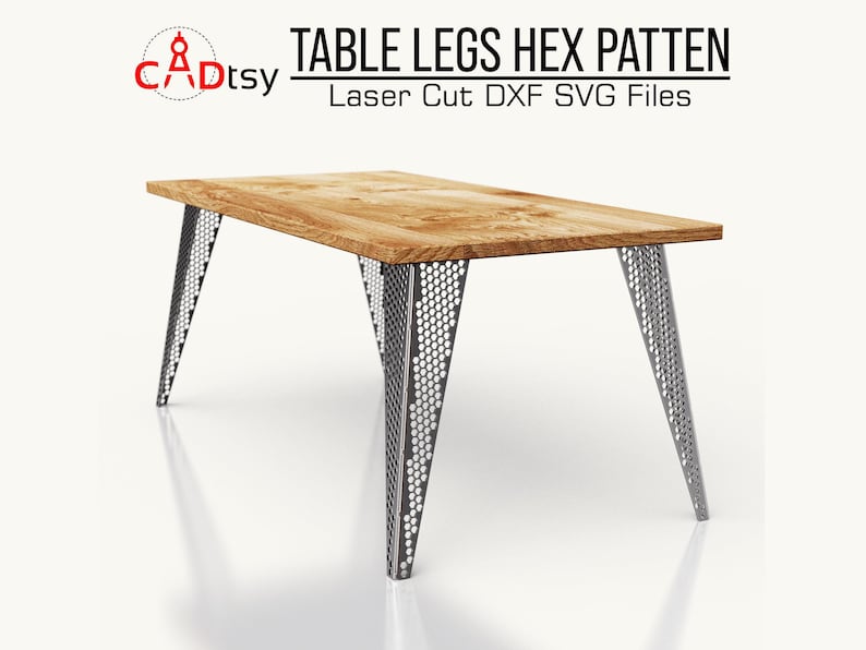 Table Legs DXF Files for Plasma CNC • Sheet Metal Desk Legs - Etsy