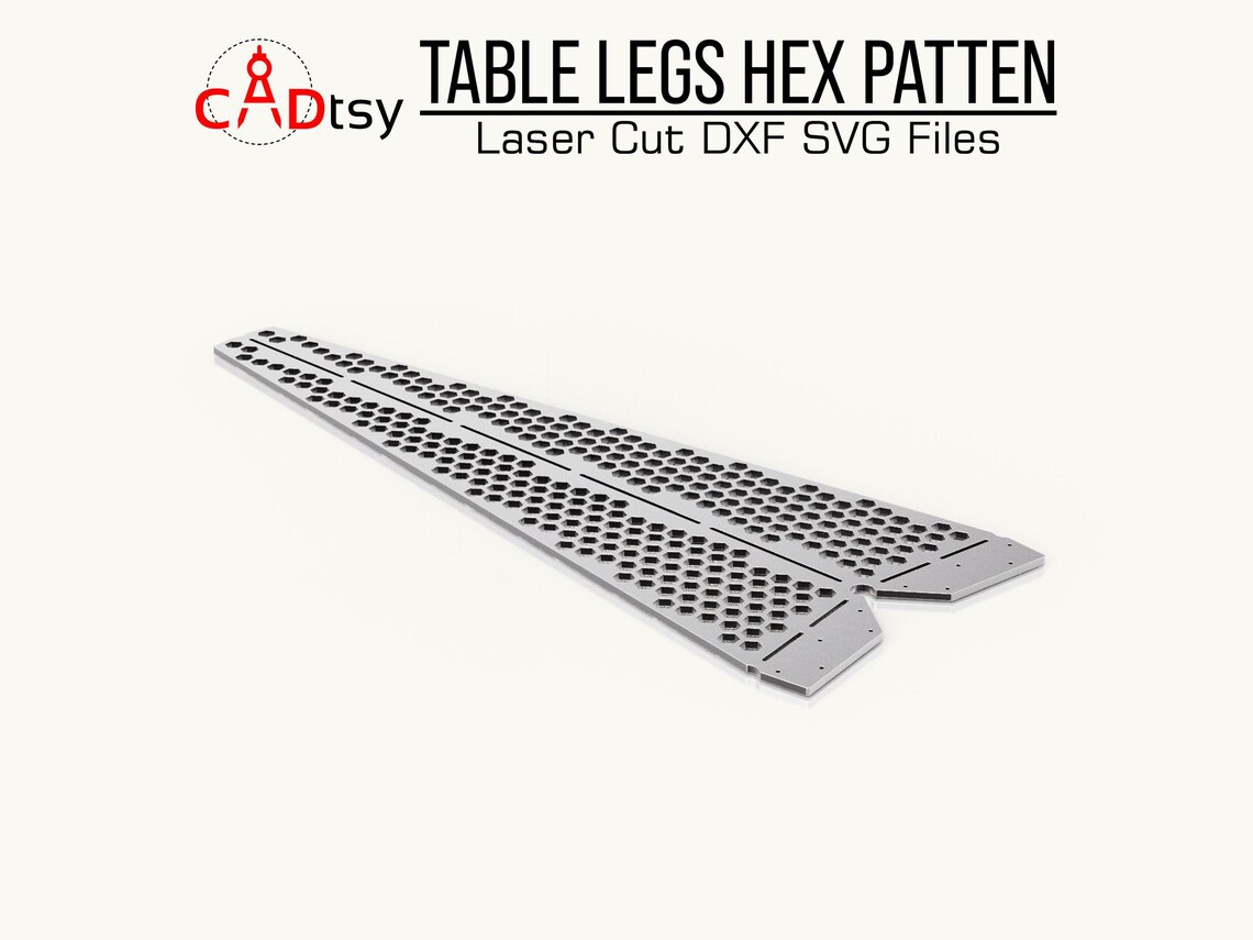 Table Legs DXF Files for Plasma CNC • Sheet Metal Desk Legs - Etsy
