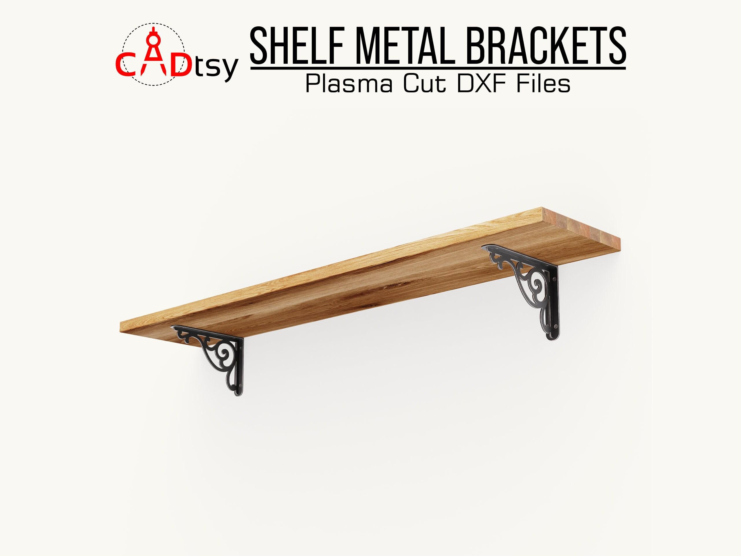 Dxf Bracket Shelf Bracket DXF File: CNC Plasma Cut Design (1/8