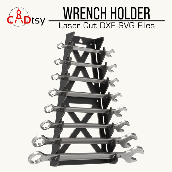 Wrench Dxf Files Etsy