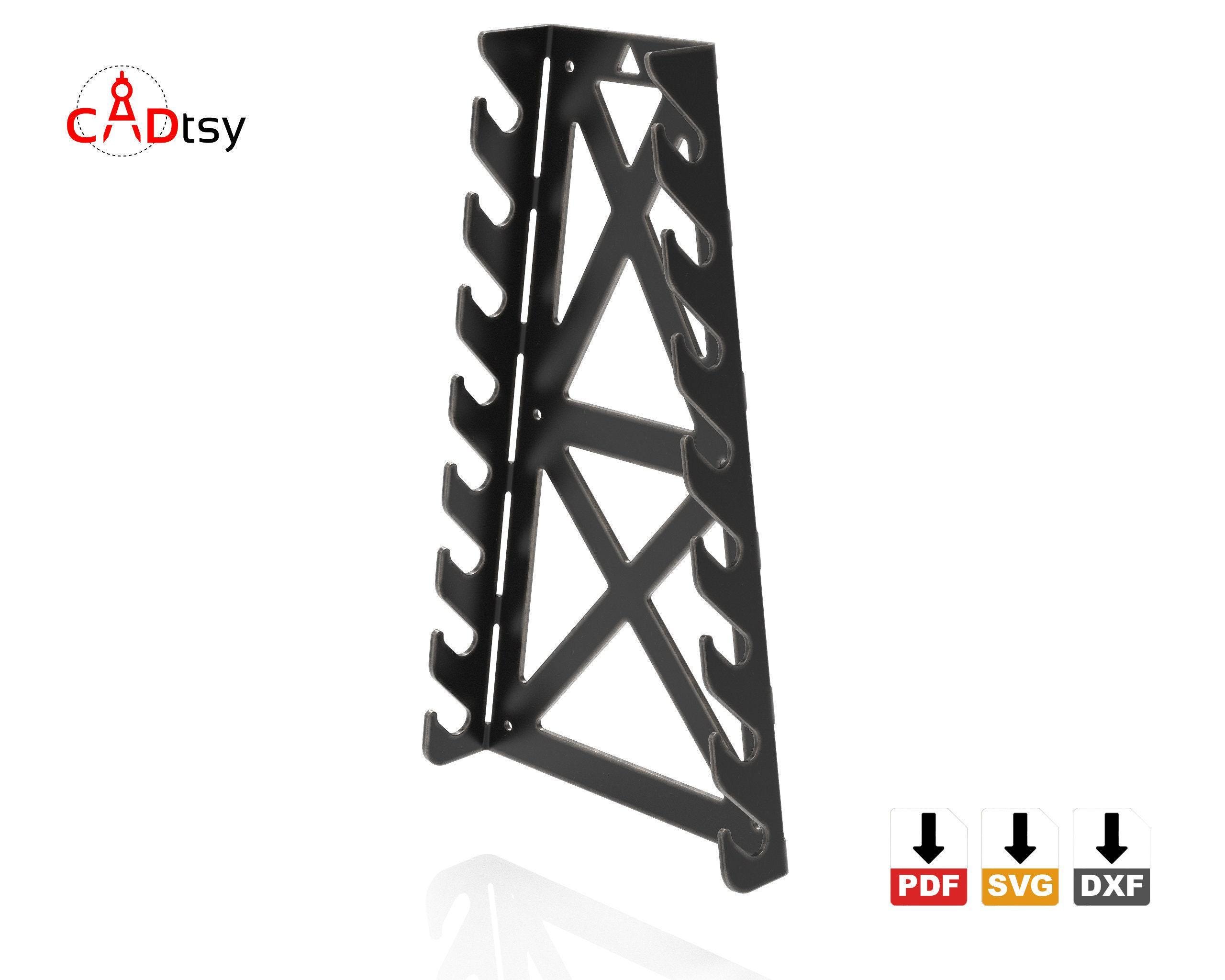 Wrench Rack DXF CNC Cut File: Garage Tool Organizer (digital Download ...
