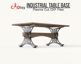 Industrial Table Base DXF Files for Plasma Cutting, 6mm and 12mm Plans