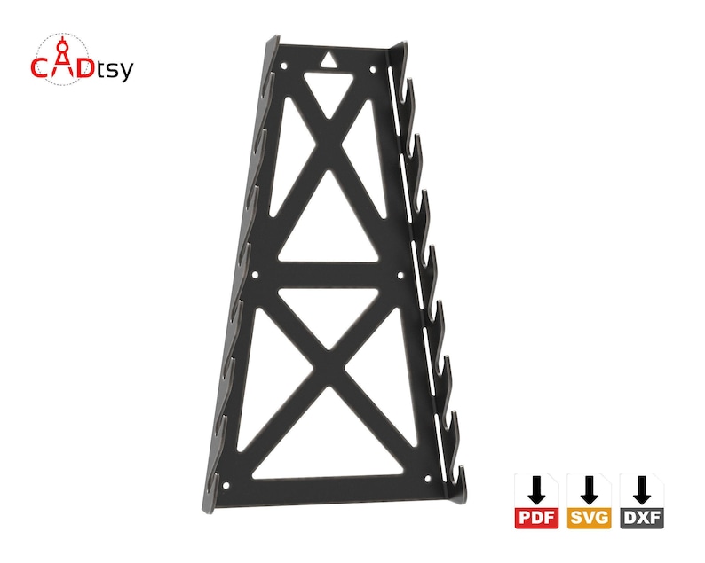 Wrench Holder DXF Files for Plasma Cutting • Tool Organizer - Etsy