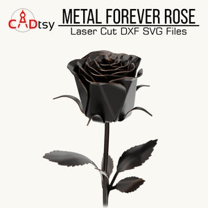 Metal Rose DXF DIY Rose Instant Download CNC Dxf File for Plasma Metal Rose DXF DIY Rose Instant Download CNC Dxf File for Plasma