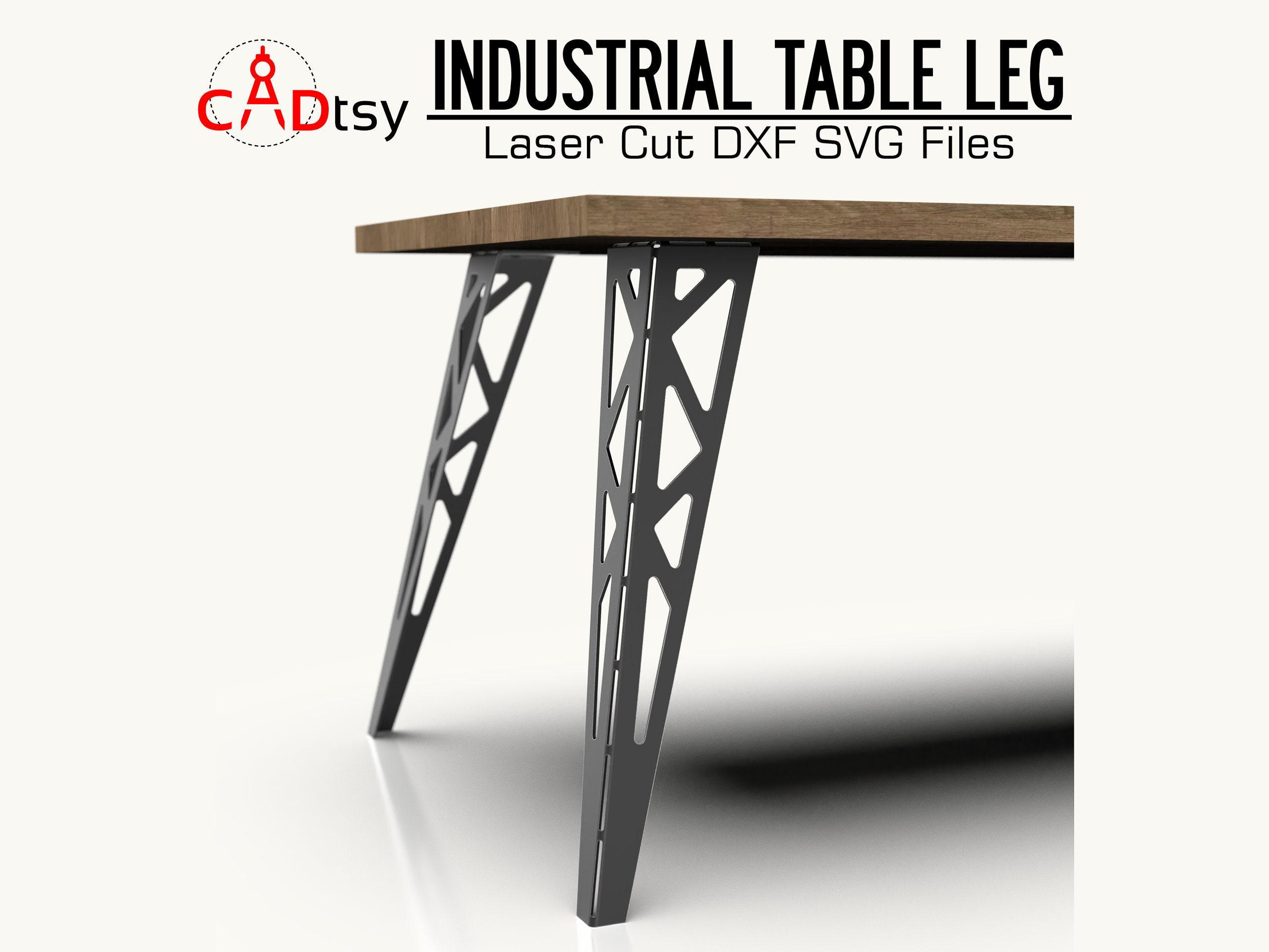 Metal Table Legs DXF Files for Plasma • Furniture Legs SVG Plans - Etsy