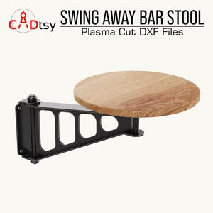 Fichiers DXF pour tabouret pivotant pour découpe plasma • Siège pivotant