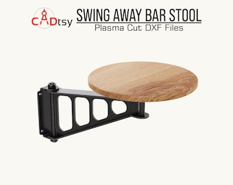 Swing Away Stool DXF Files for Plasma Cutting • Swing Out Seat