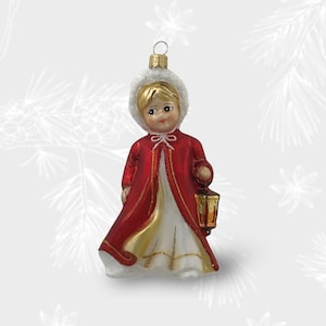 Kriskind, Christkind, Christmas Ornament, Collectible Bauble, Blown Glass Ornaments, Christmas Tree Ornament Decorations, Handmade in Poland