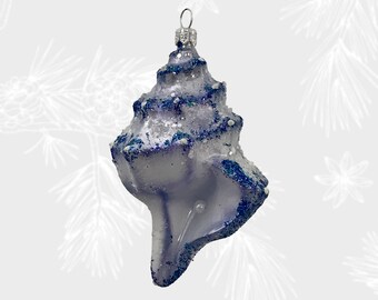 手作りガラスシェル - 手作り、ガラスクリスマスオーナメント