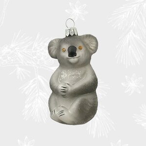 Koalabär, Weihnachtsschmuck, Sammlerkugel, mundgeblasene Glasornamente, Weihnachtsbaumschmuck, handbemalt,