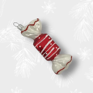 Sweet Candy, Christmas Ornament, Collectible Bauble, Blown Glass Ornaments, Christmas Tree Ornament Decorations, Handmade in Poland