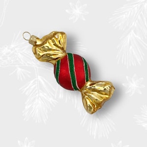 Sweet Candy, Christmas Ornament, Collectible Bauble, Blown Glass Ornaments, Christmas Tree Ornament Decorations, Handmade Unique Gift