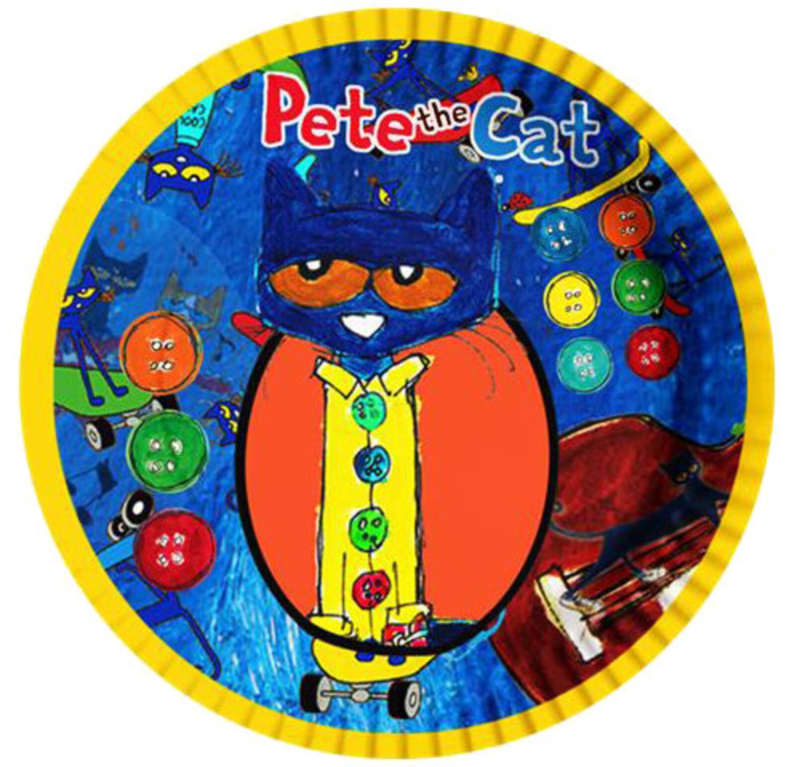 Pete the Cat happy birthday party decoration theme idea | Etsy
