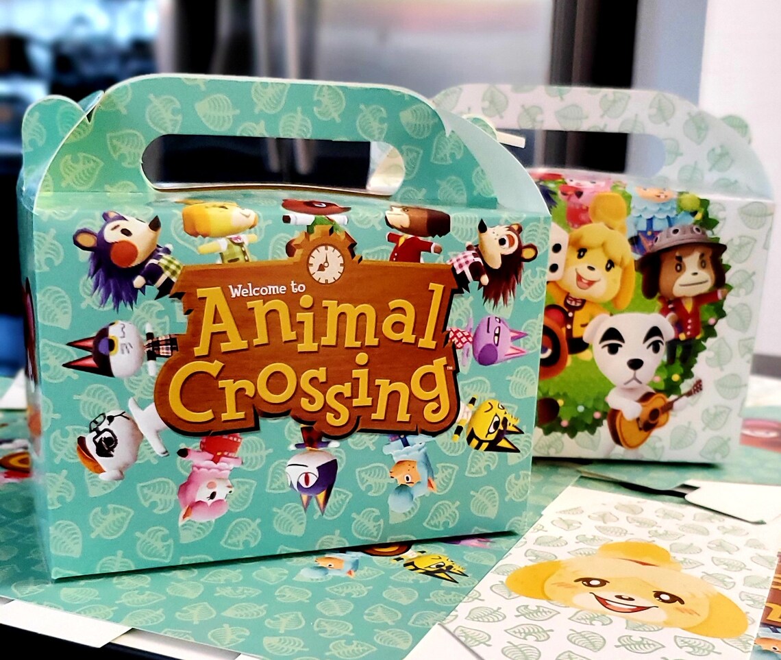 Animal Crossing happy birthday party decoration theme idea Etsy