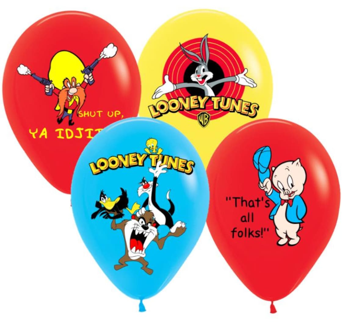 Looney Tunes happy birthday party decoration theme idea Etsy