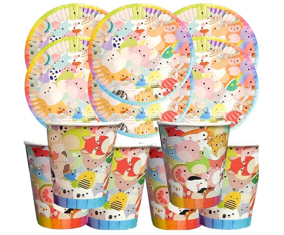 Squishmallows Party Decorations
 Squishmallows happy birthday party decoration theme idea