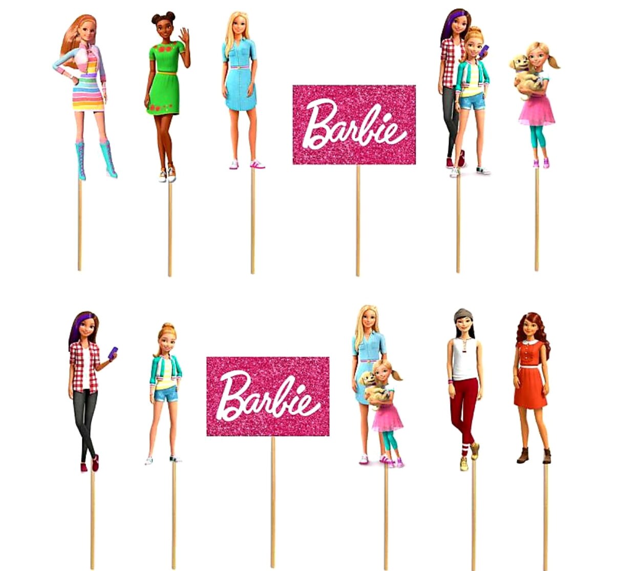 Doll happy birthday party decoration theme idea supplies favor Etsy