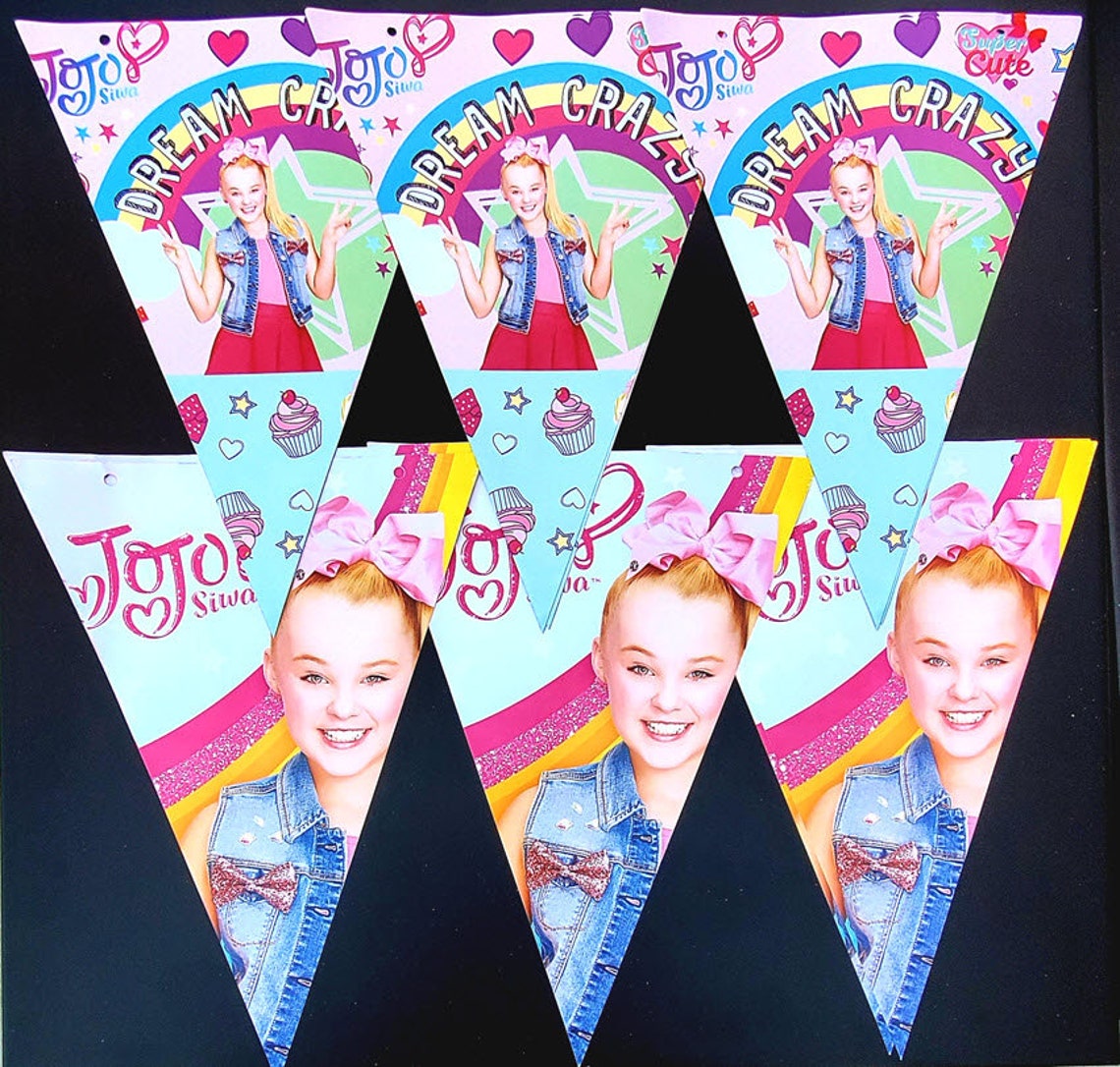 Jojo Siwa happy birthday party decoration theme idea supplies | Etsy