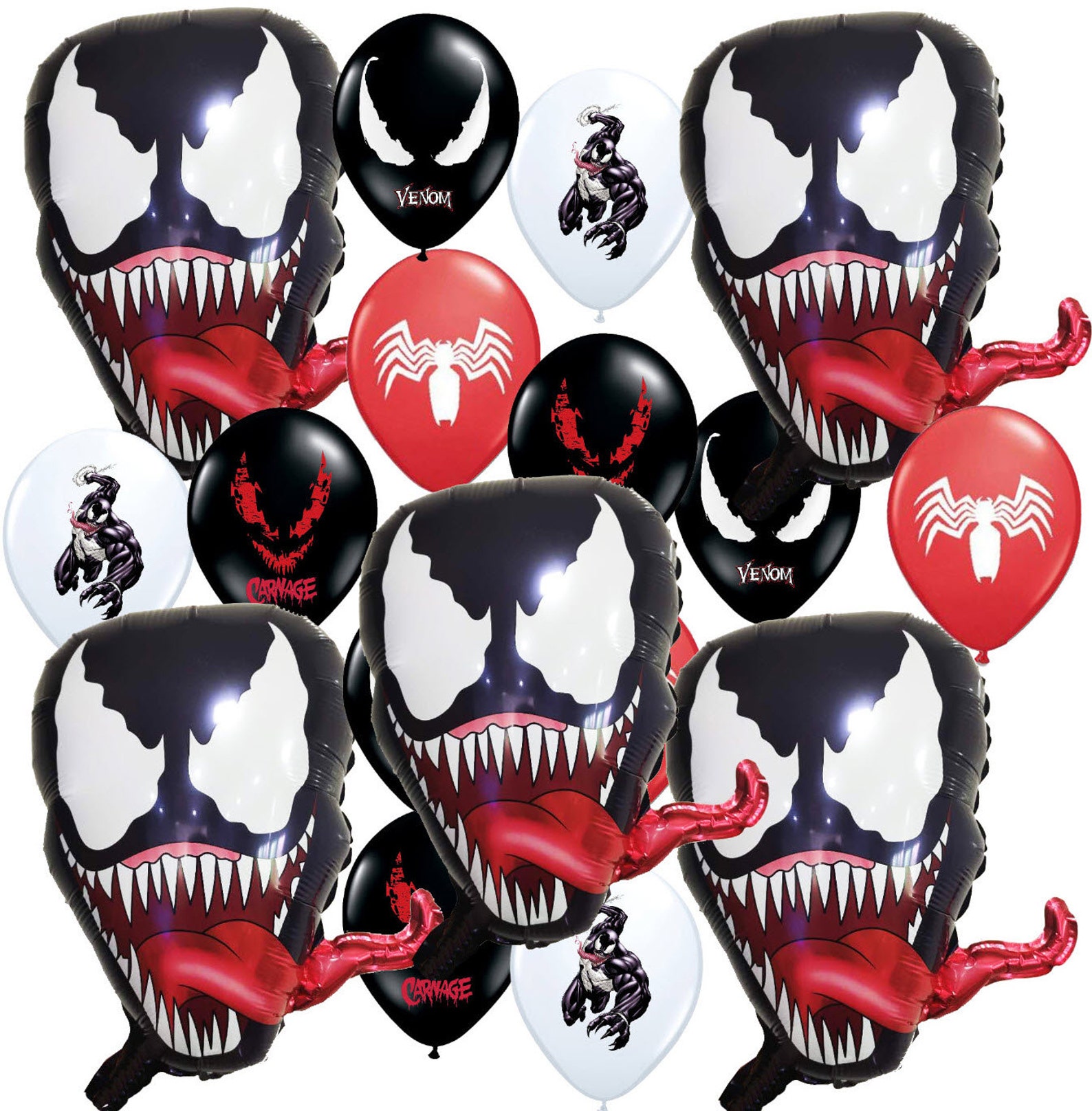 Venom happy birthday party decoration theme idea supplies Etsy