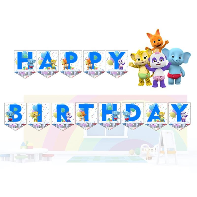 Word Party happy birthday party decoration theme idea supplies | Etsy