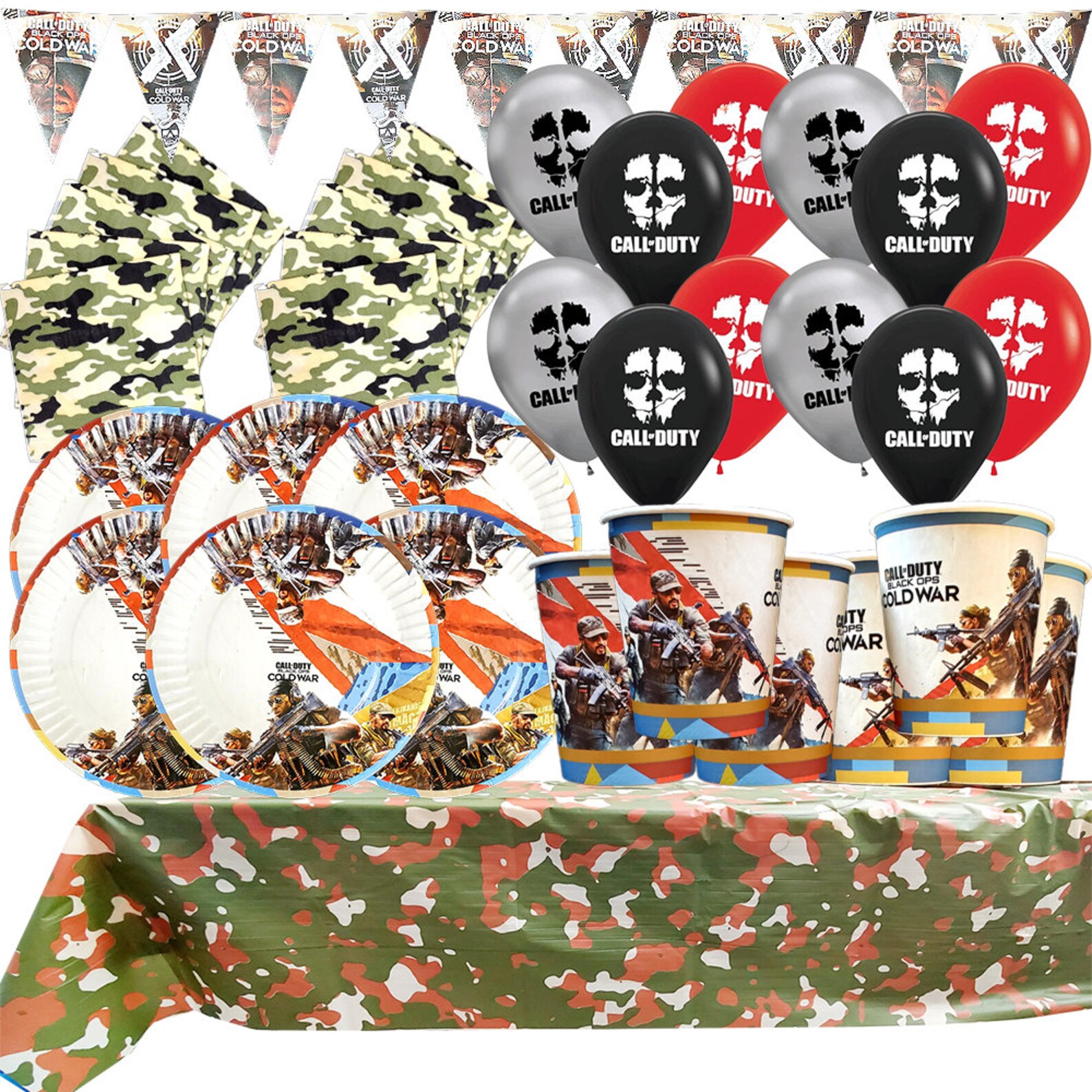 Call of Duty COD happy birthday party decoration theme idea Etsy