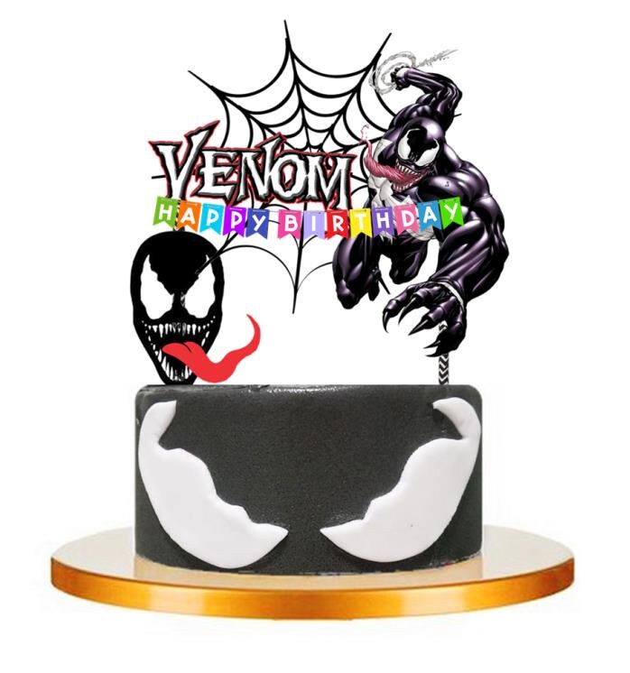 Venom happy birthday party decoration theme idea supplies | Etsy