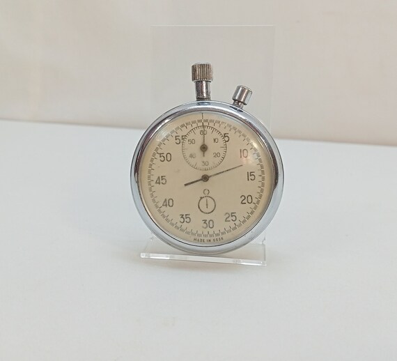 Vintage TwoButton Chronograph Stopwatch AGAT Soviet … Gem