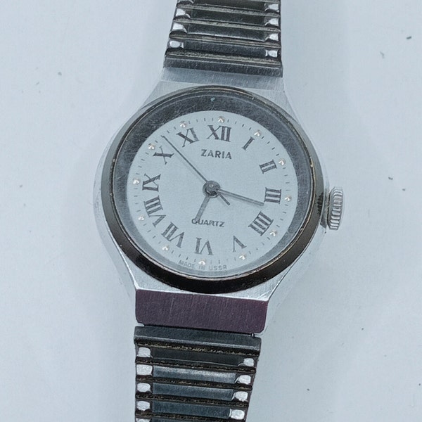 Montre-bracelet soviétique Zarya Quartz vintage Collectionnable Rare Watch URSS Rétro Old