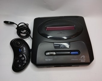 Game Console Mega Drive 2 16 Bit System Video Game Console Vintage Retro 1990s