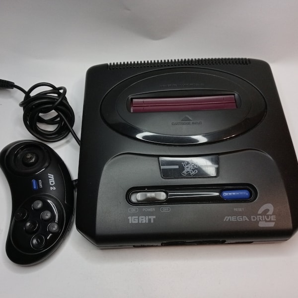 Game Console Mega Drive 2 16 Bit System Video Game Console Vintage Retro 1990s