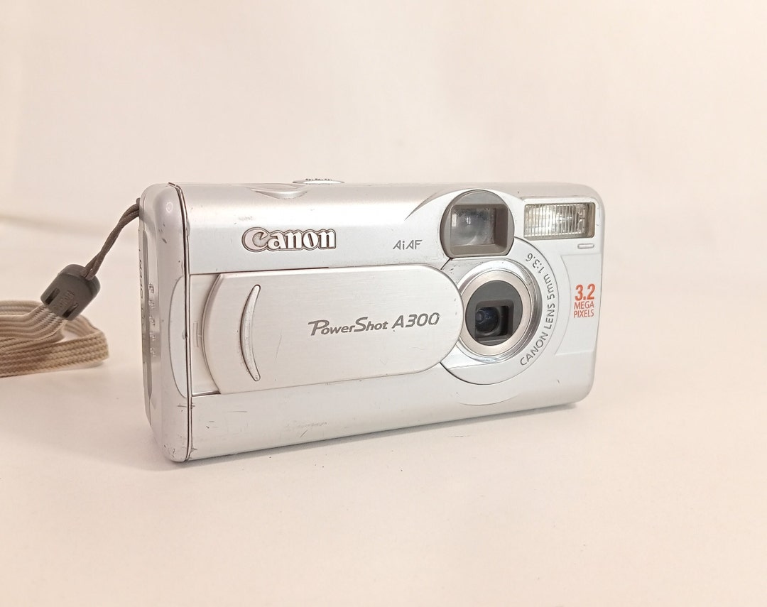 Canon Powershot A300 3.2MP Digital Camera Silver PC1045 Canon Etsy Canada