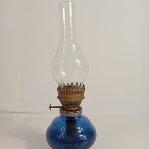 Handmade Decorative Glass Oil Lamps, Refillable Oil Candles Glass, Liquid  Candle, Reusable House Warming Gifts New Home 