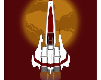 So Say We All, Colonial Viper, Art Deco Style Poster