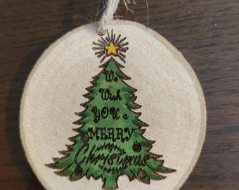 Laser Etched, Christmas Tree, Tree Decoration
