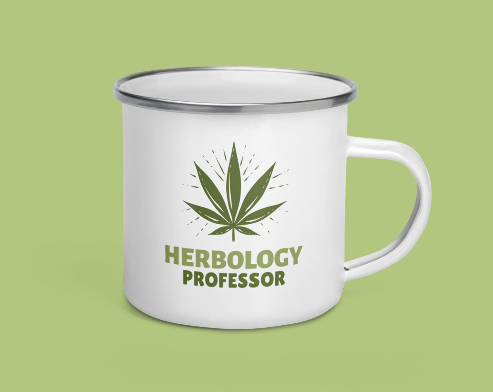 Herbology Professor Enamel Mug Gifts for Potheads Gifts for Etsy