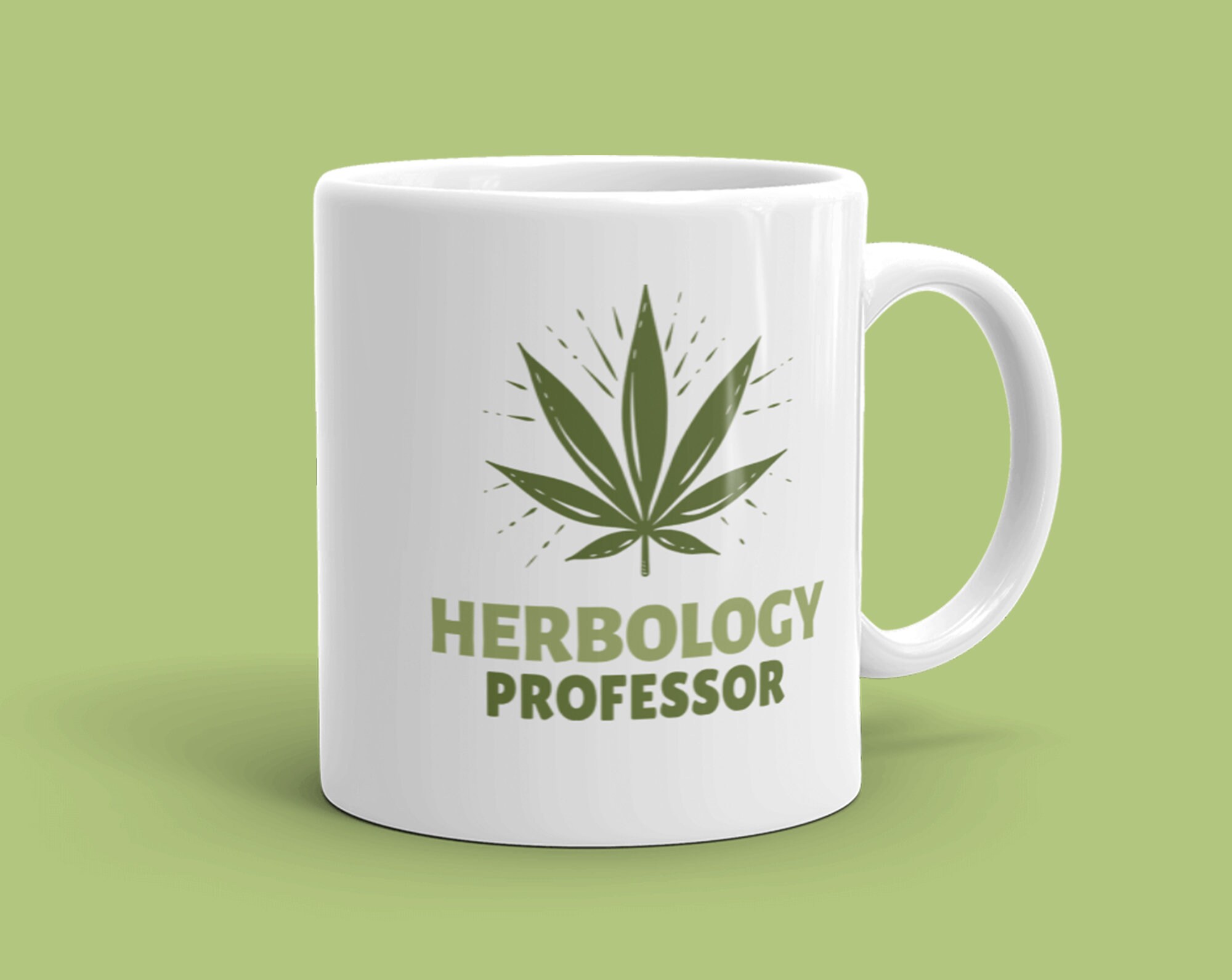 Herbology Professor Mug Cannabis Mug Marijuana Gifts Gifts Etsy