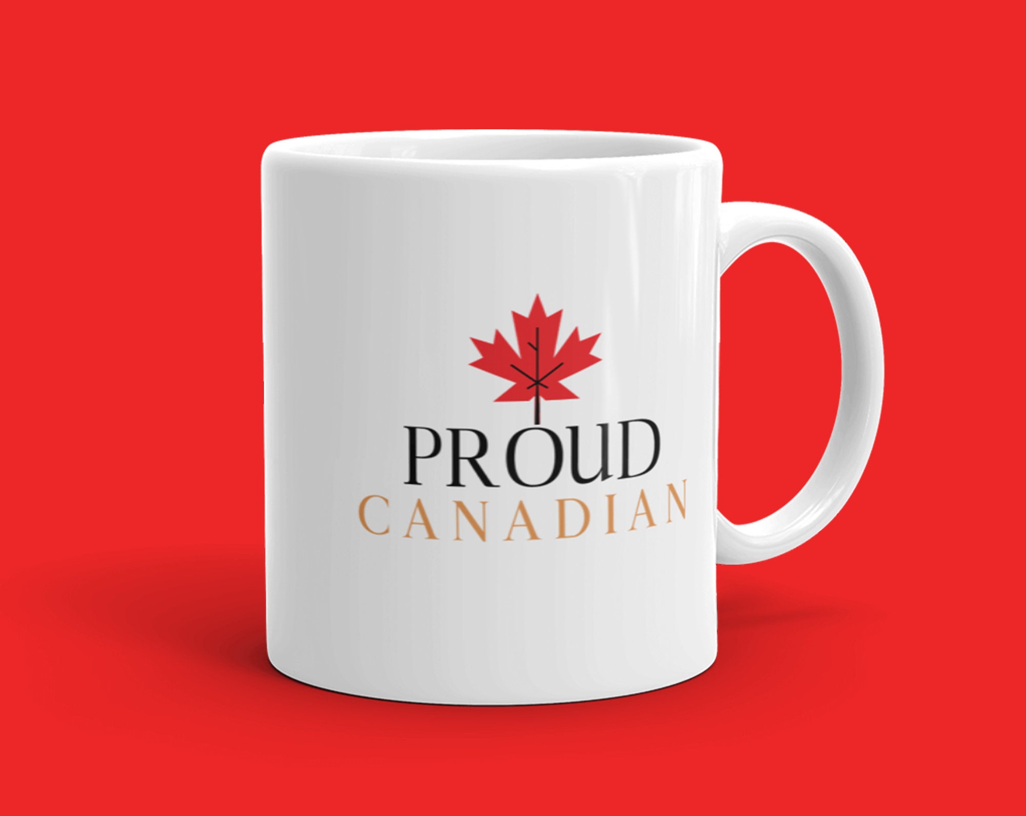 Proud Canadian Mug Canada Mugs Canadian Gift Maple Leaf Etsy UK