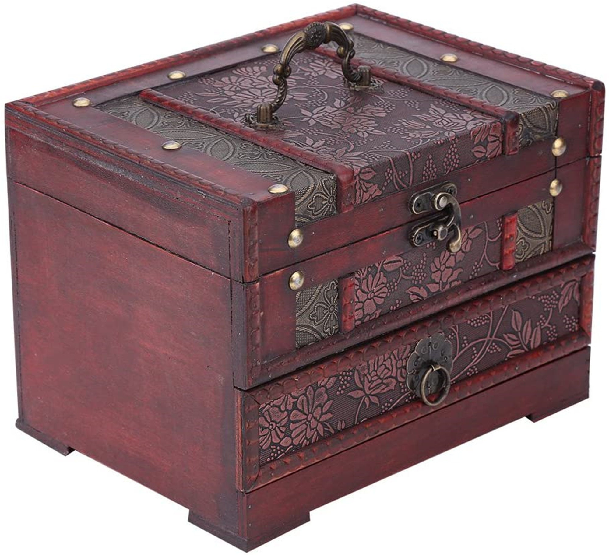 Jewelry Chest 1pc Classical Wooden Jewelery Gift Storage Box Etsy